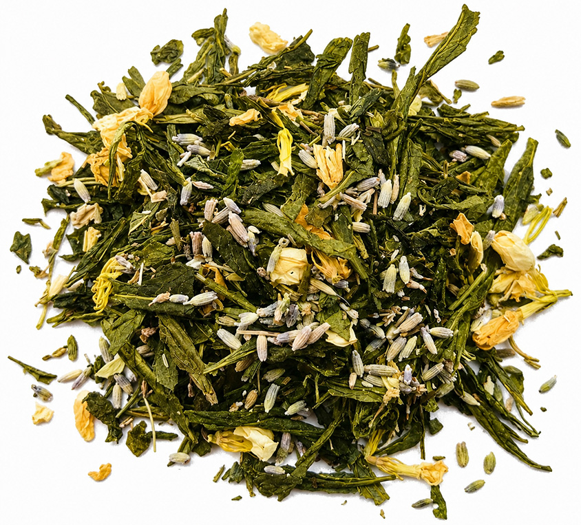 Blue Jasmine Leo Tea – zielona herbata liściasta z jaśminem i lawendą